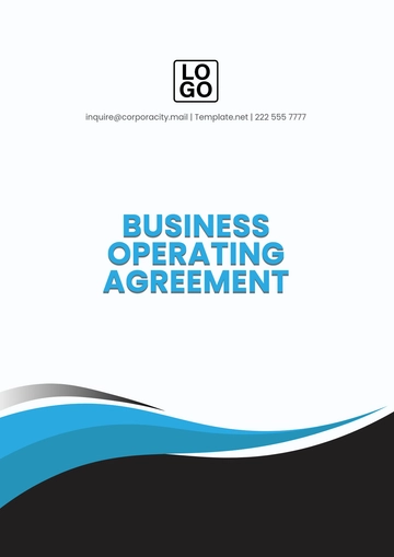 Free Business Operating Agreement Template to Edit Online