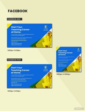 Work From Home Job Social Media Ads Template