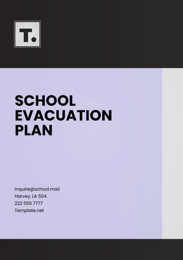 Free School Evacuation Plan Template to Edit Online