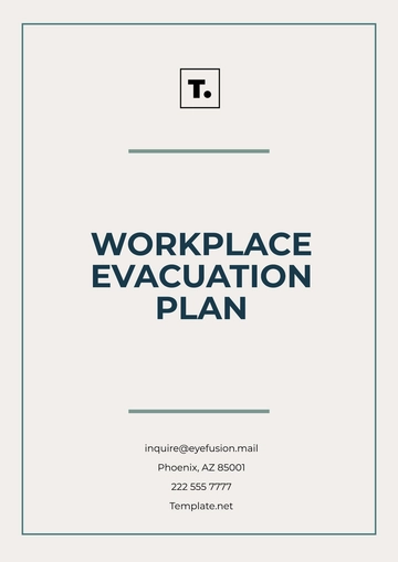 Free Workplace Evacuation Plan Template to Edit Online