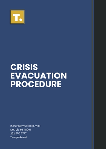 Free Crisis Evacuation Procedure Template to Edit Online