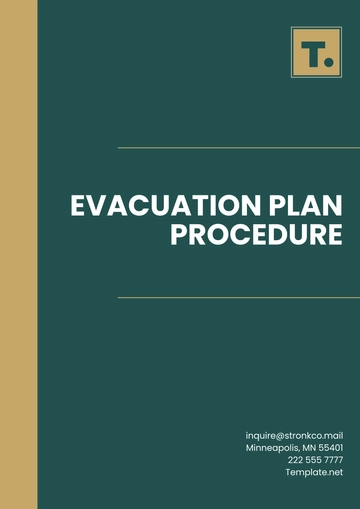 Free Evacuation Plan Procedure Template to Edit Online