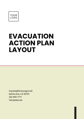 Free Evacuation Action Plan Layout Template to Edit Online