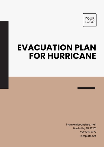 Free Evacuation Plan for Hurricane Template to Edit Online