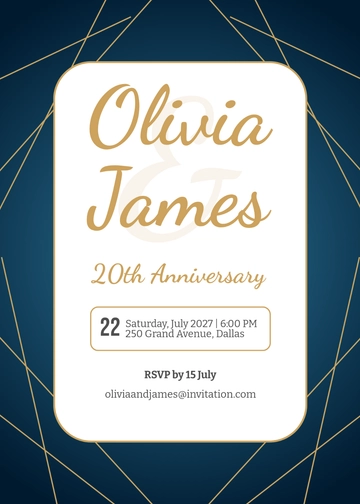 Free Elegant Party Invitation Template to Edit Online