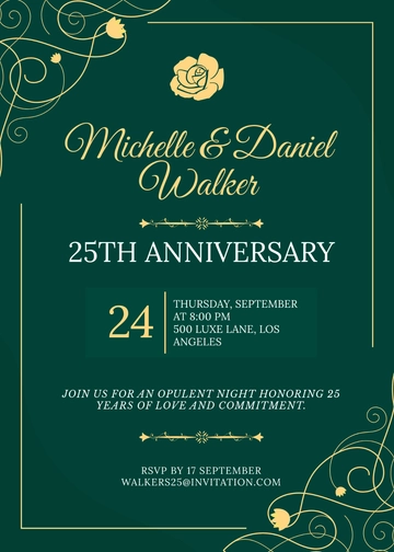 Free Elegant Luxury Invitation Template to Edit Online