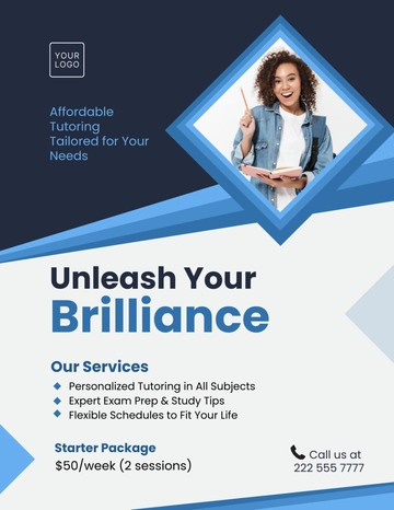 Free Coaching Tuition Flyer Template to Edit Online