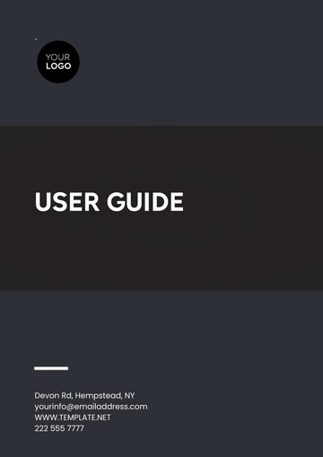 Free Design User Guide Template to Edit Online