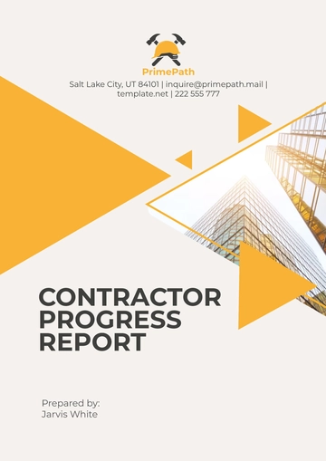 Free Contractor Progress Report Template to Edit Online