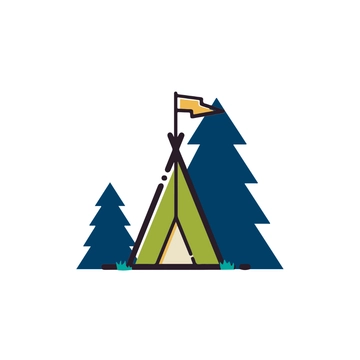 Free Camping Clipart to Edit Online