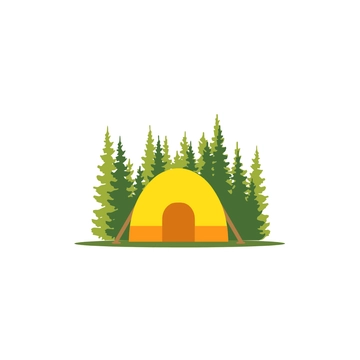 Free Simple Camping Clipart to Edit Online
