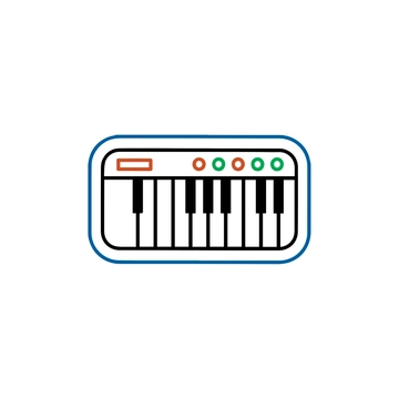 Free Simple Piano Clipart to Edit Online