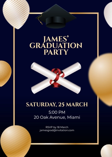 Free Cheap Elegant Invitation Template to Edit Online