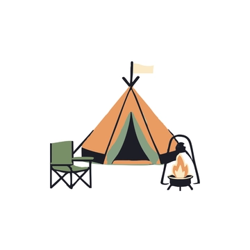 Free Outdoor Camping Clipart to Edit Online