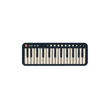 Free Piano Keyboard Clipart to Edit Online