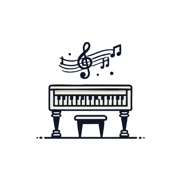 Free Musical Piano Clipart to Edit Online