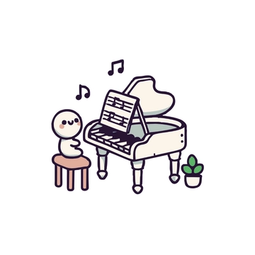 Free Cartoon Piano Clipart to Edit Online