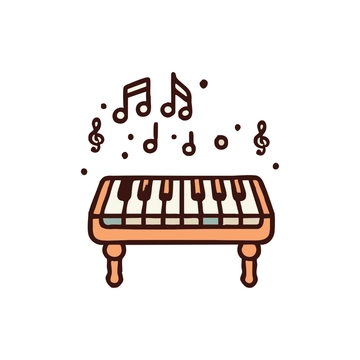 Free Piano Notes Clipart to Edit Online