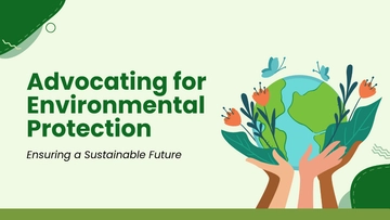Free Environment Protection PPT to Edit Online