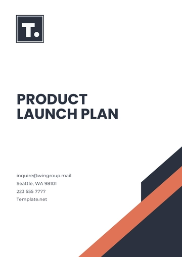 Free Product Launch Plan Template to Edit Online