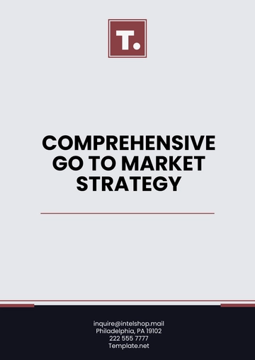 Free Comprehensive Go to Market Strategy Template to Edit Online