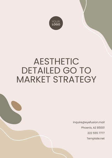 Free Aesthetic Detailed Go to Market Strategy Template to Edit Online