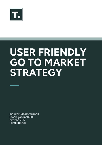 Free User Friendly Go to Market Strategy Template to Edit Online