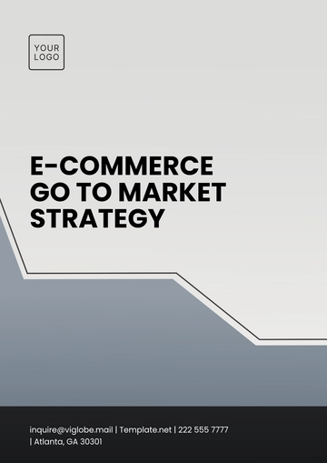 Free E-commerce Go to Market Strategy Template to Edit Online