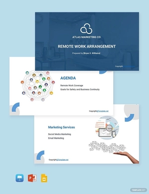 Sample Remote Work Presentation Template