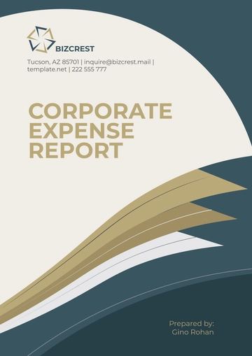 Free Corporate Expense Report Template to Edit Online