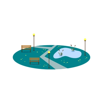 Free Nature Park Clipart to Edit Online