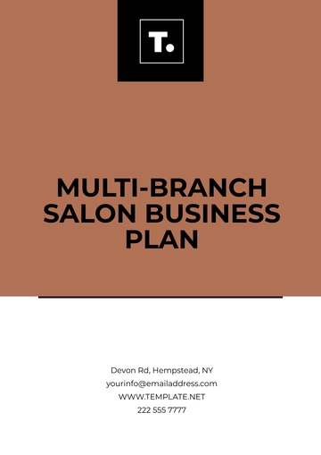 Free Multi-Branch Salon Business Plan Template to Edit Online