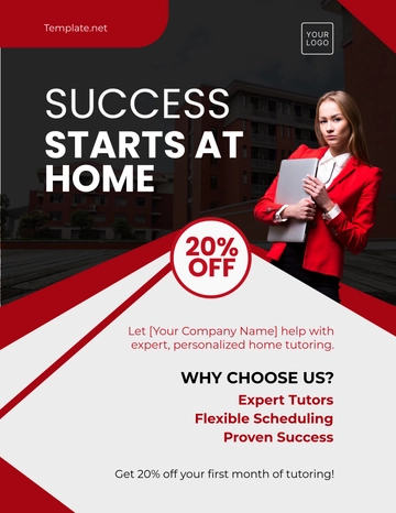 Free Home Tutor Tuition Flyer Template to Edit Online