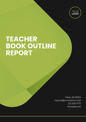 Free Teacher Book Outline Report Template to Edit Online