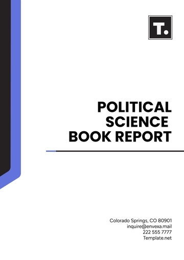Free Political Science Book Report Template to Edit Online