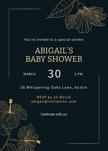 Free Handmade Elegant Invitation Template to Edit Online