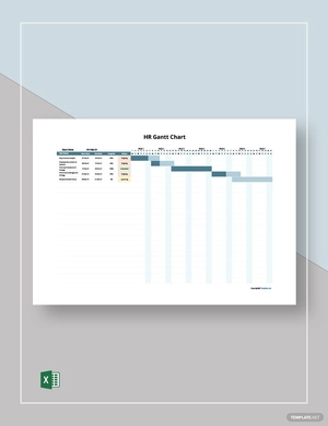 Sample HR Gantt Chart Template