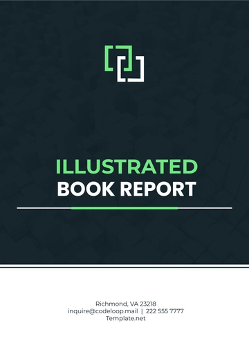 Free Illustrated Book Report Template to Edit Online