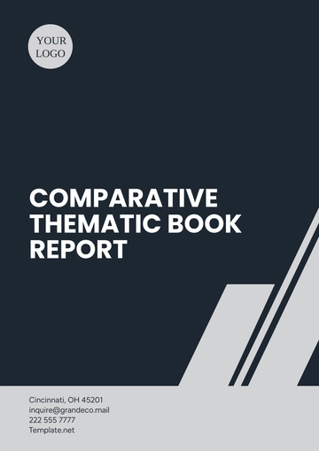 Free Comparative Thematic Book Report Template to Edit Online