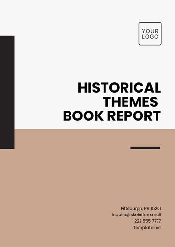 Free Historical Themes Book Report Template to Edit Online