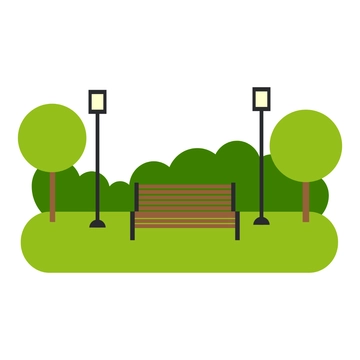 Free Simple Park Clipart to Edit Online