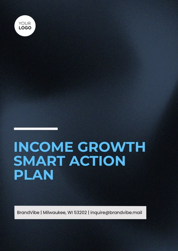 Free Income Growth Smart  Action Plan Template to Edit Online