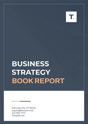Free Business Strategy Book Report Template to Edit Online