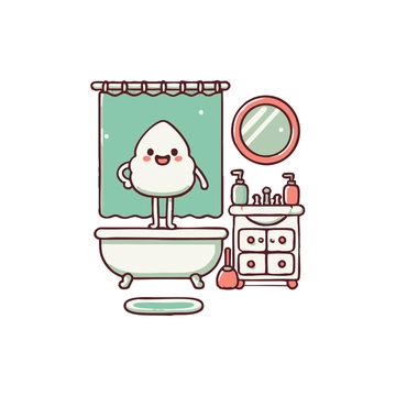 Free Cartoon Bathroom Clipart to Edit Online