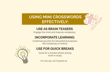 Free How to Use Mini Crossword Effectively Template to Edit Online