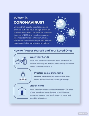 Modern Coronavirus COVID-19 Flyer Template