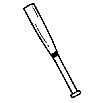 Free Colorful Baseball Bat Clipart to Edit Online
