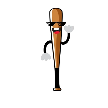 Free Cartoon Baseball Bat Clipart to Edit Online
