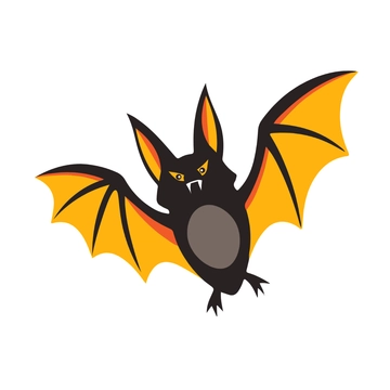 Free Colorful October Bat Clipart to Edit Online Free Colorful October Bat Clipart to Edit Online