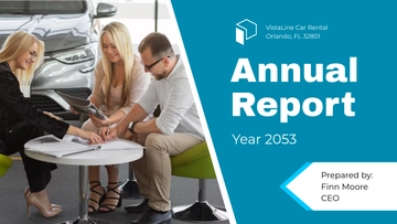 Free Annual Report Design Template to Edit Online